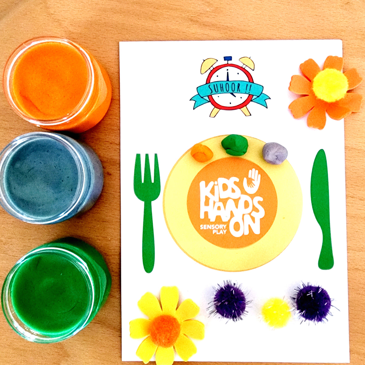 Ramadan Playdough Mats Kids Hands On