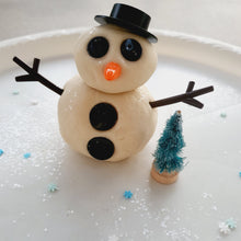 Load image into Gallery viewer, Snowman Play-dough Jar