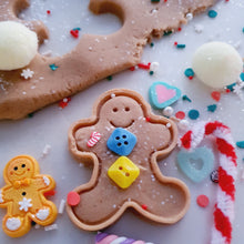 Load image into Gallery viewer, Gingerbread Man Play-dough Jar
