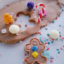 Load image into Gallery viewer, Gingerbread Man Play-dough Jar