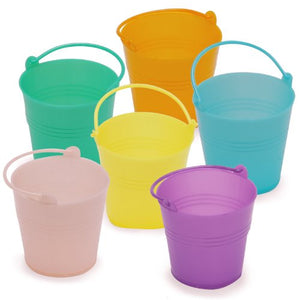 Mini Plastic Buckets (Pack of 6)