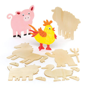 Wooden Farm Animals