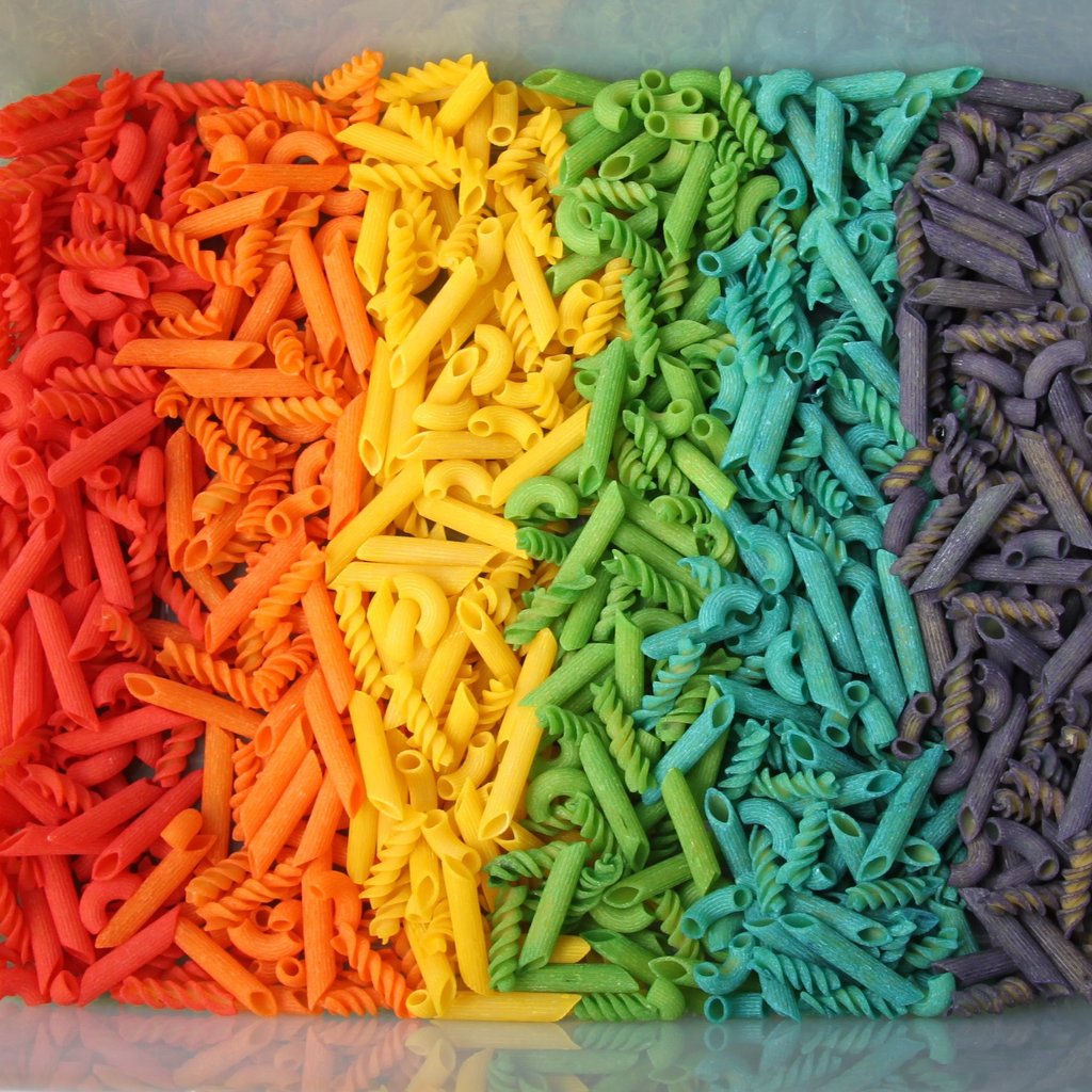 Rainbow Pasta Sensory Box – Kids Hands On